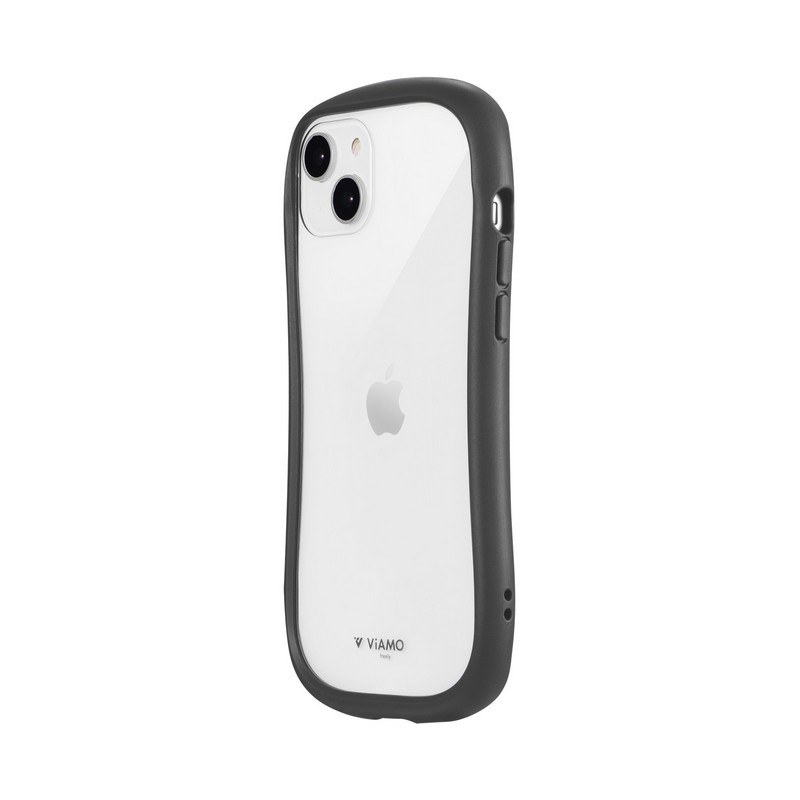 iPhone 14 Plus 耐傷・耐衝撃ハイブリッドケース 「ViAMO freely」 ダークグレー