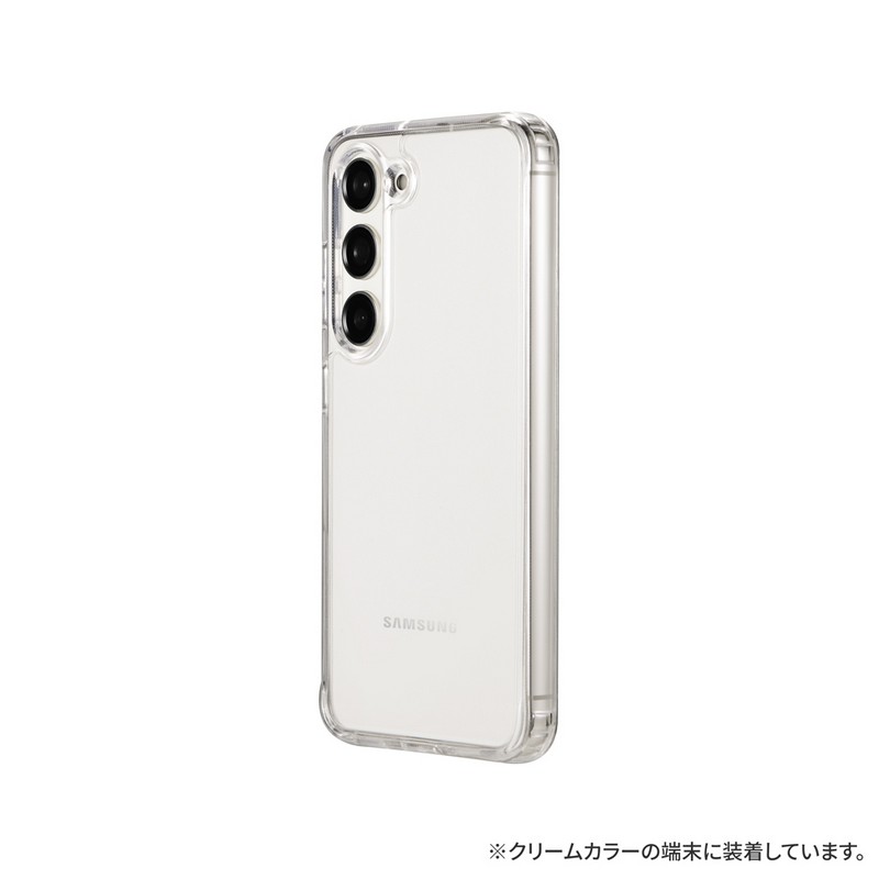 Galaxy S23 耐衝撃ハイブリッドケース 「UTILO Tough」クリア