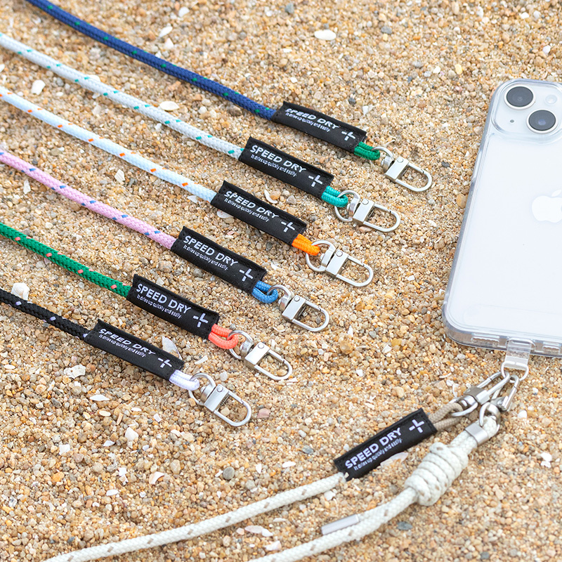 iPhone/スマートフォン対応 ショルダーストラップ 「SHOULTY MULTI STRAP」SPEED DRYタイプ ブラック