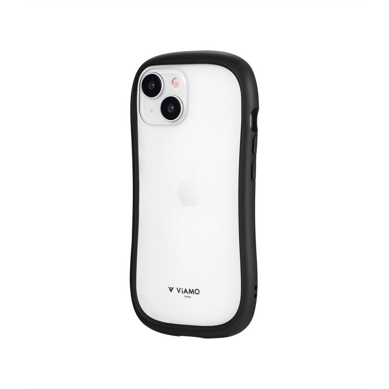 iPhone 15/iPhone 14 耐傷・耐衝撃ハイブリッドケース 「ViAMO freely」 ダークグレー