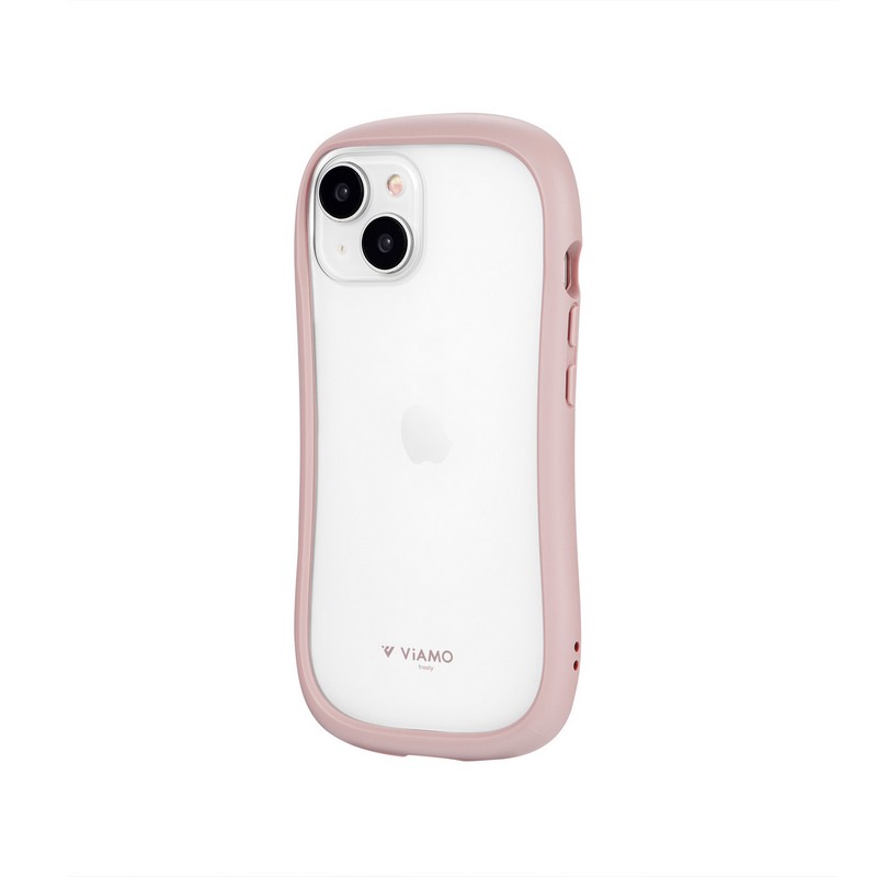 iPhone 15/iPhone 14 耐傷・耐衝撃ハイブリッドケース 「ViAMO freely」 ダスティピンク
