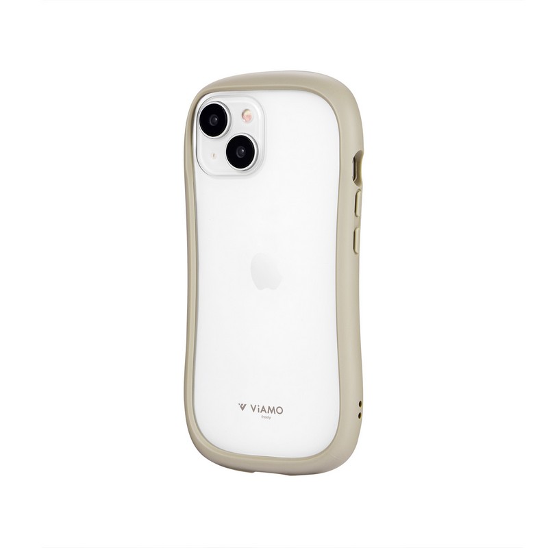 iPhone 15/iPhone 14 耐傷・耐衝撃ハイブリッドケース 「ViAMO freely」 ベージュ