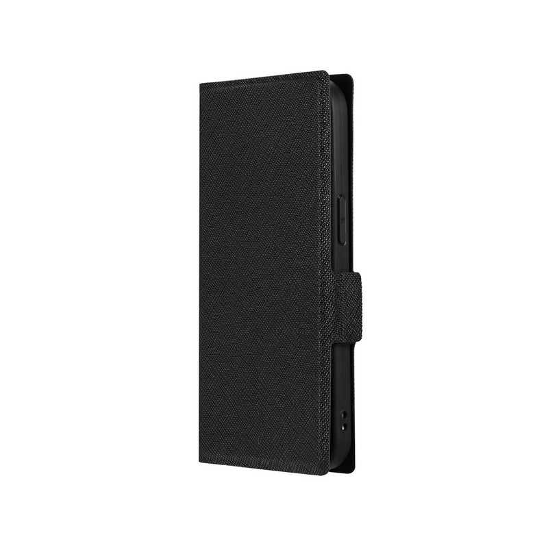 iPhone 15/iPhone 14 薄型・軽量PUレザー手帳ケース 「BOOK SLIM＆LITE」 ブラック