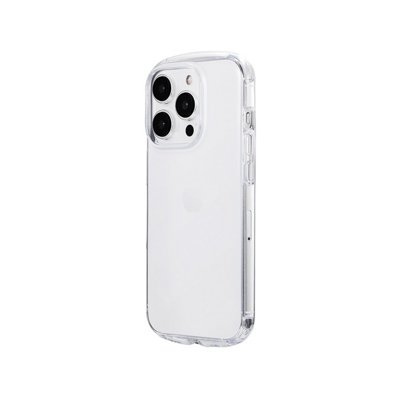 iPhone 15 Pro 耐衝撃ラウンドソフトケース 「UTILO Round」 クリア