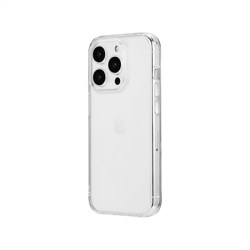 iPhone 15 Pro 耐傷・耐衝撃ハイブリッドケース 「UTILO Tough」 クリア