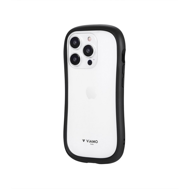 iPhone 15 Pro 耐傷・耐衝撃ハイブリッドケース 「ViAMO freely」 ダークグレー