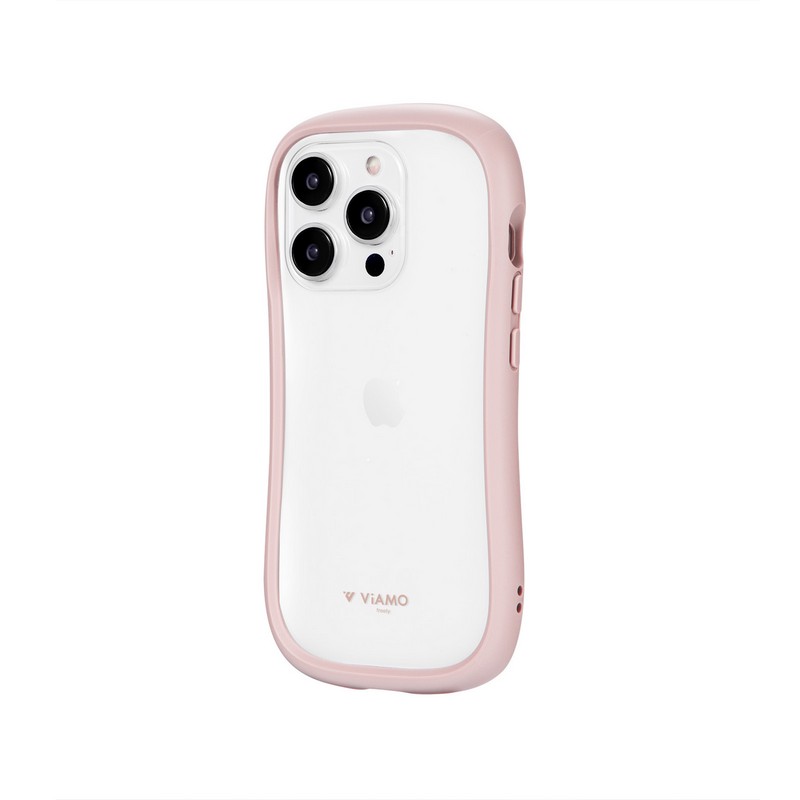 iPhone 15 Pro 耐傷・耐衝撃ハイブリッドケース 「ViAMO freely」 ダスティピンク