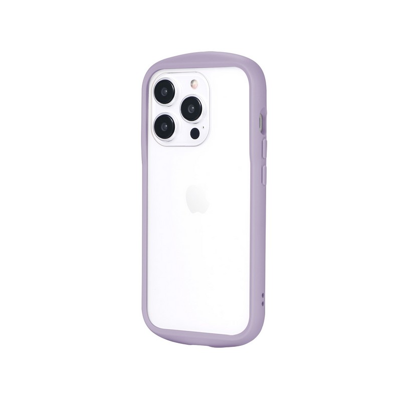iPhone 15 Pro 耐衝撃ハイブリッドケース 「Cleary」 ラベンダー