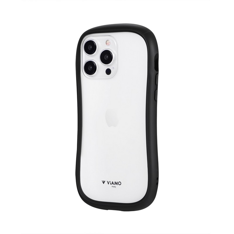 iPhone 15 Pro Max 耐傷・耐衝撃ハイブリッドケース 「ViAMO freely」 ダークグレー