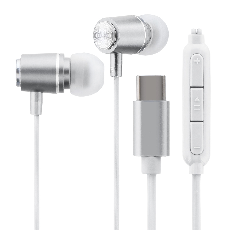 iPhone/スマートフォン対応 イヤフォン(ボリューム/マイク付)「極の音域 STABLE」 ホワイト