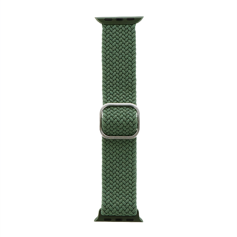Apple Watch 38/40/41/42mm バンド 「CORVIN」 ストレッチナイロンバンドB グリーン