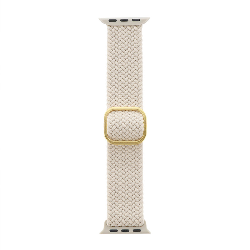 Apple Watch 38/40/41/42mm バンド 「CORVIN」 ストレッチナイロンバンドB エクリュ