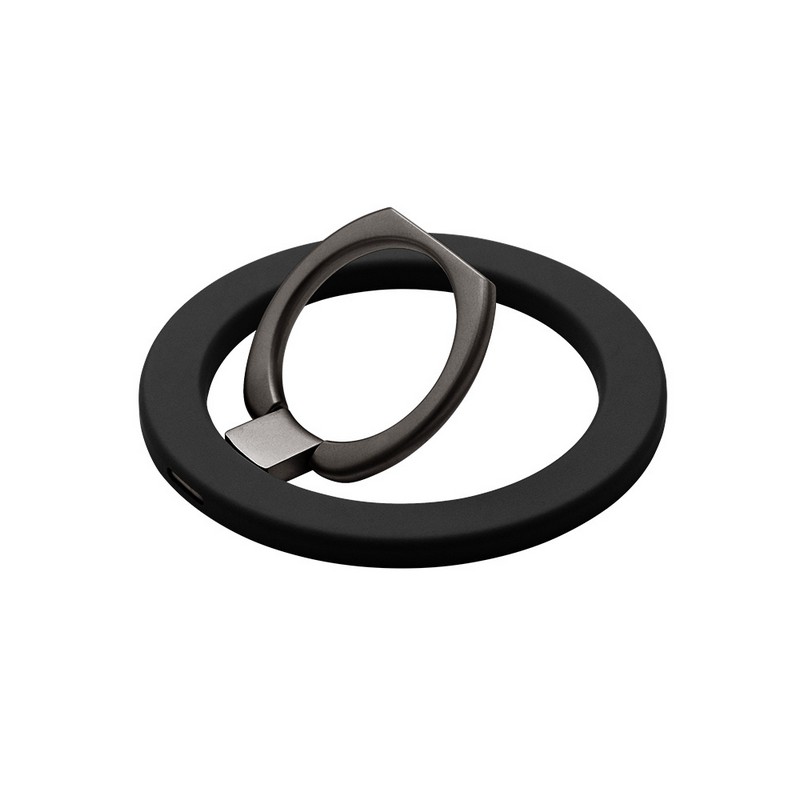 MagSafe対応 スマートフォンリング「MAGTUS」Ring Slim ライトブラック
