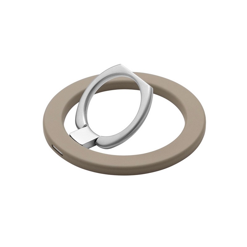 MagSafe対応 スマートフォンリング「MAGTUS」Ring Slim グレージュ