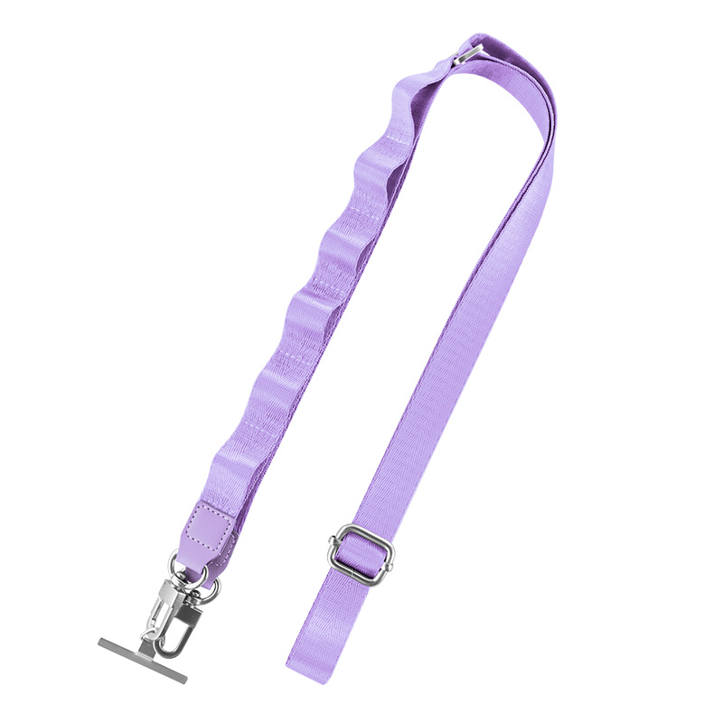 iPhone/スマートフォン対応 ショルダーストラップ「SHOULTY MULTI STRAP」推し活ストラップタイプ パープル