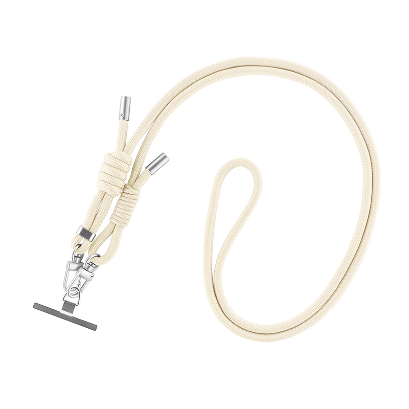 iPhone/スマートフォン対応 ショルダーストラップ「SHOULTY MULTI STRAP」Wフックベーシックタイプ ミルクホワイト