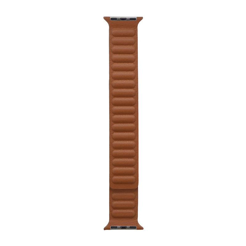 Apple Watch 38/40/41/42mm バンド 「CORVIN」 レザー風マグネットバンド ブラウン