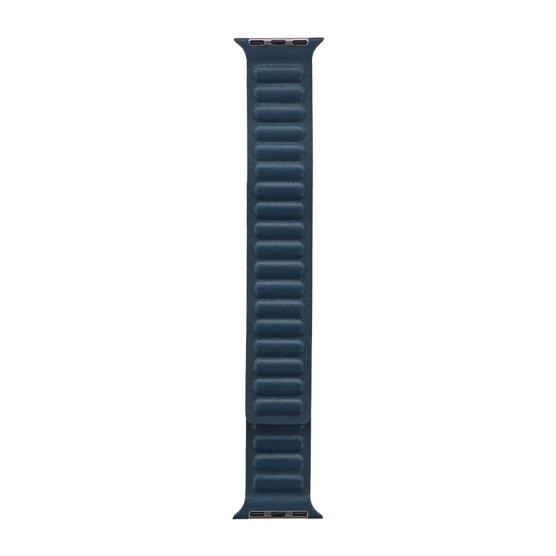 Apple Watch 38/40/41/42mm バンド 「CORVIN」 レザー風マグネットバンド ネイビー