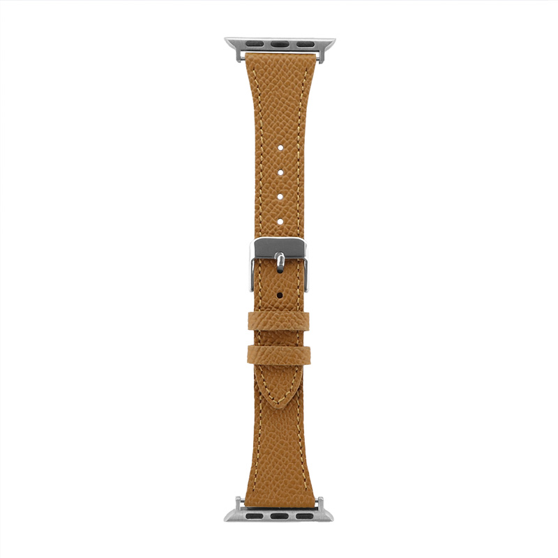 Apple Watch 38/40/41/42mm バンド 「CORVIN」 シュリンクレザーバンド キャメル
