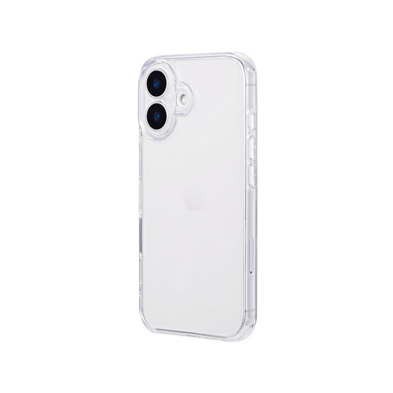 iPhone 16 耐傷・耐衝撃ハイブリッドケース 「UTILO Hybrid 精密設計」 クリア