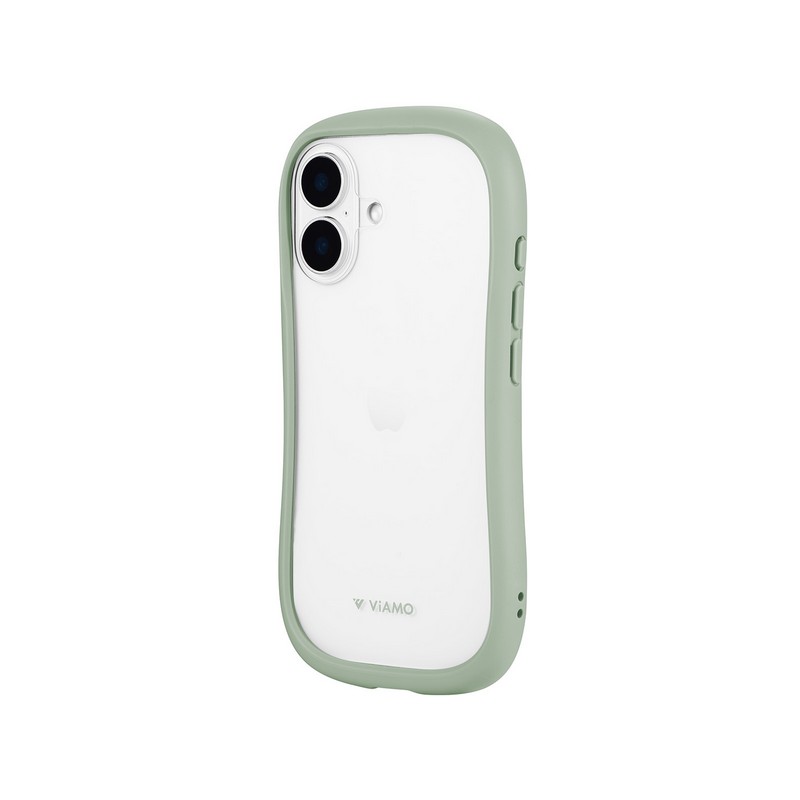iPhone 16 耐傷・耐衝撃ハイブリッドケース 「ViAMO freely」 ミント