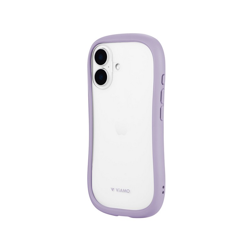 iPhone 16 耐傷・耐衝撃ハイブリッドケース 「ViAMO freely」 ラベンダー