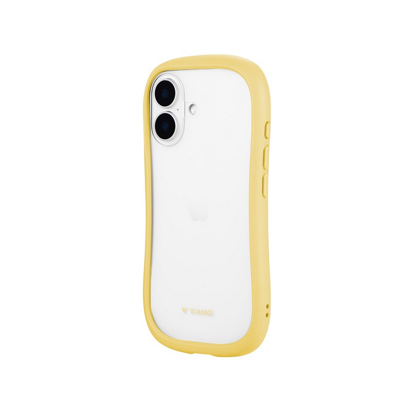 iPhone 16 耐傷・耐衝撃ハイブリッドケース 「ViAMO freely」 イエロー