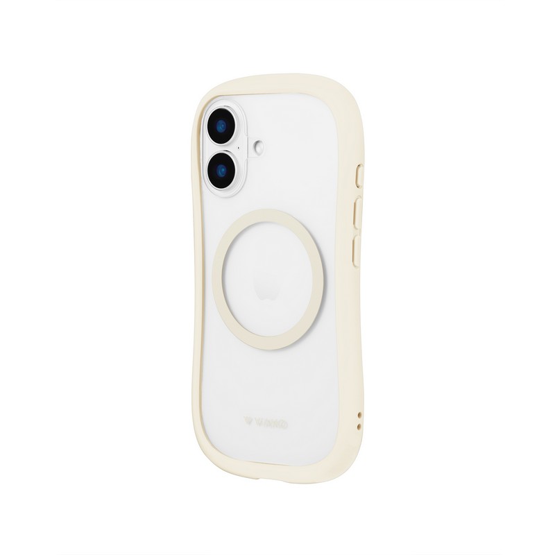 iPhone 16 高速充電対応・耐傷・耐衝撃ハイブリッドケース 「ViAMO charge」 ミルクホワイト