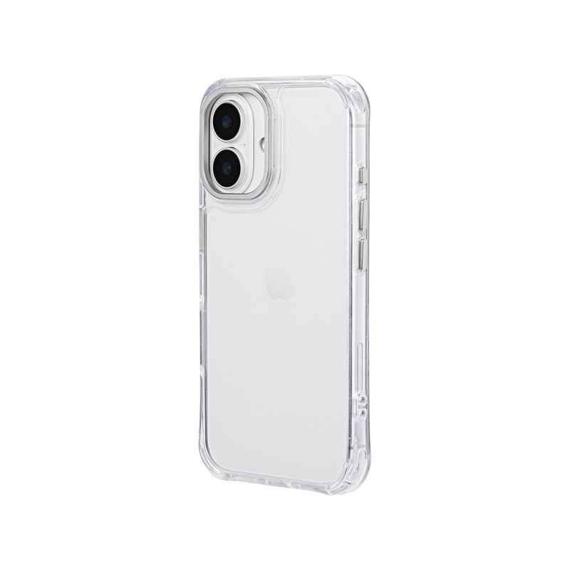 iPhone 16 カメラ保護ハイブリッドケース 「mycam」 シルバー
