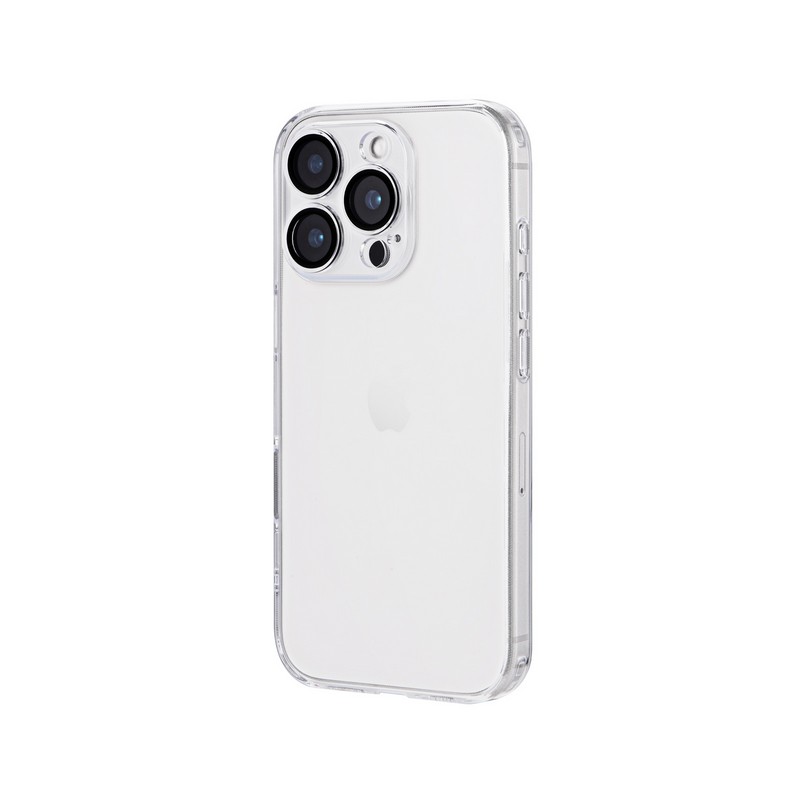 iPhone 16 Pro カメラレンズ保護ガラスハイブリッドケース 「UTILO All Cover Glass」 クリア