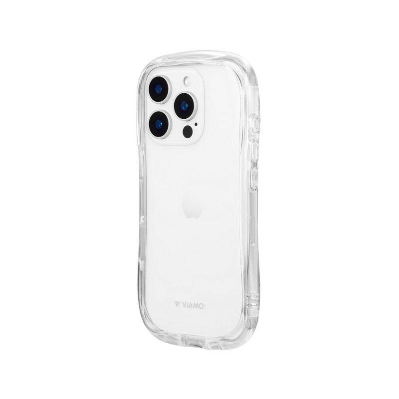 iPhone 16 Pro 耐傷・耐衝撃ハイブリッドケース 「ViAMO crystal」 クリア