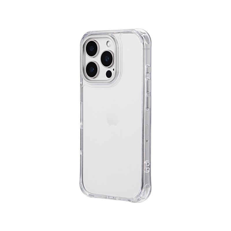 iPhone 16 Pro カメラ保護ハイブリッドケース 「mycam」 シルバー