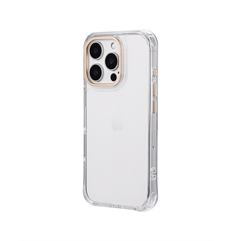 iPhone 16 Pro カメラ保護ハイブリッドケース 「mycam」 シャンパンゴールド