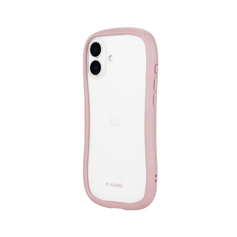 iPhone 16 Plus 耐傷・耐衝撃ハイブリッドケース 「ViAMO freely」 ダスティピンク