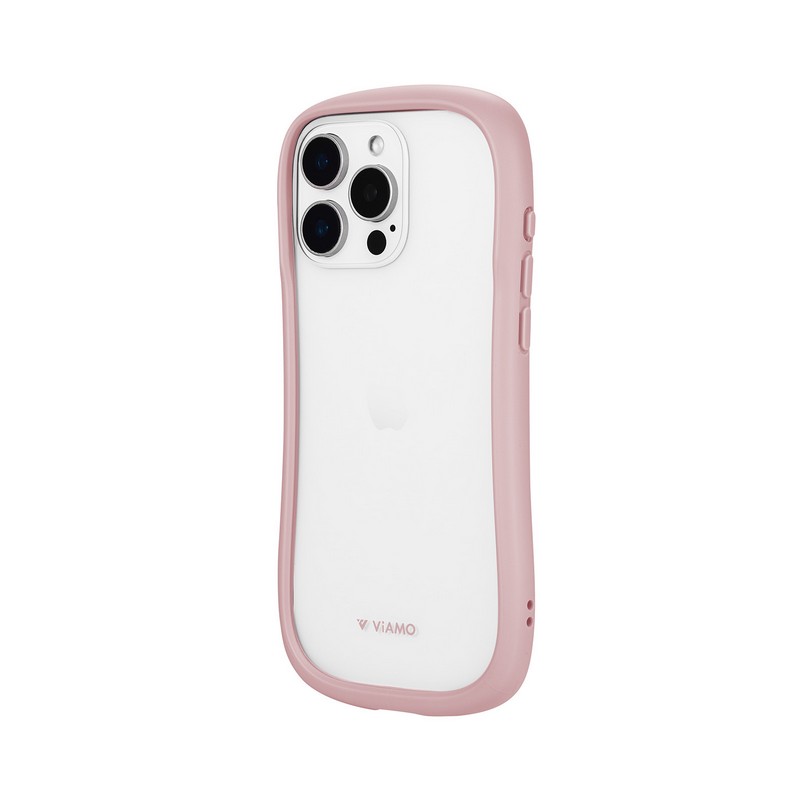 iPhone 16 Pro Max 耐傷・耐衝撃ハイブリッドケース 「ViAMO freely」 ダスティピンク