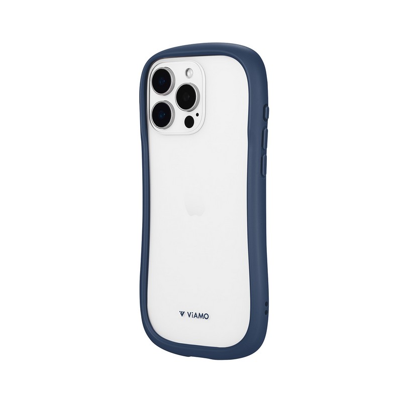 iPhone 16 Pro Max 耐傷・耐衝撃ハイブリッドケース 「ViAMO freely」 ネイビー