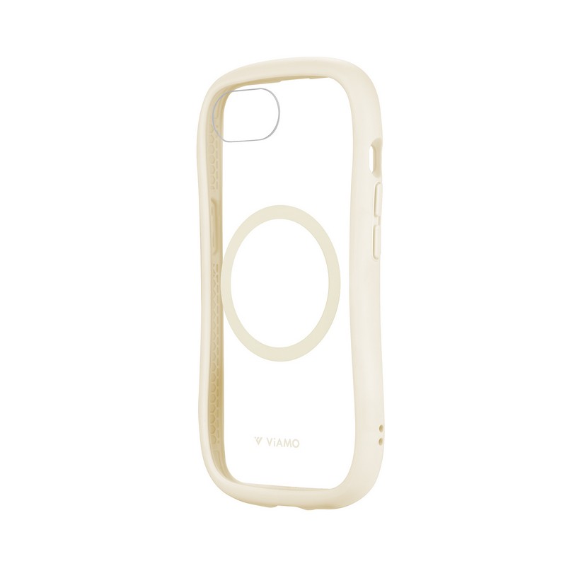 iPhone 17e/iPhone 16e 耐傷・耐衝撃ハイブリッドケース 「ViAMO charge」 ミルクホワイト