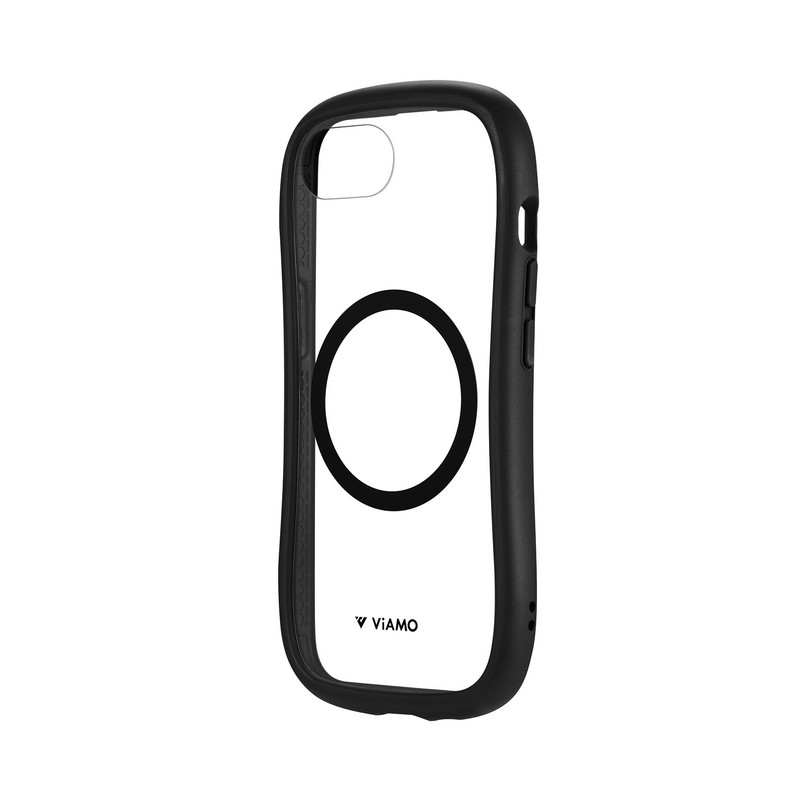iPhone 17e/iPhone 16e 耐傷・耐衝撃ハイブリッドケース 「ViAMO charge」 ライトブラック