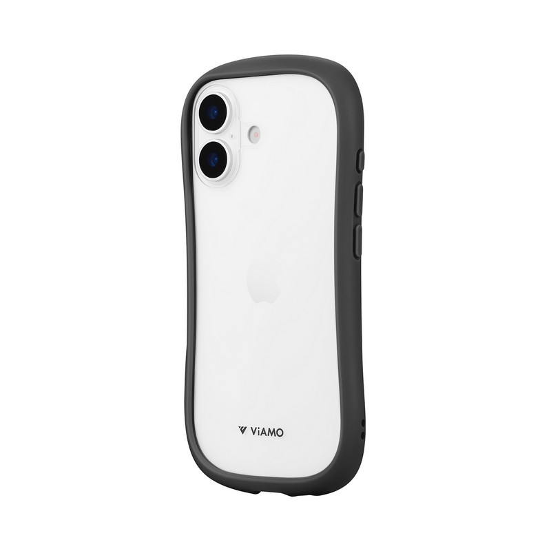 iPhone 17 耐傷・耐衝撃ハイブリッドケース 「ViAMO freely」 ダークグレー