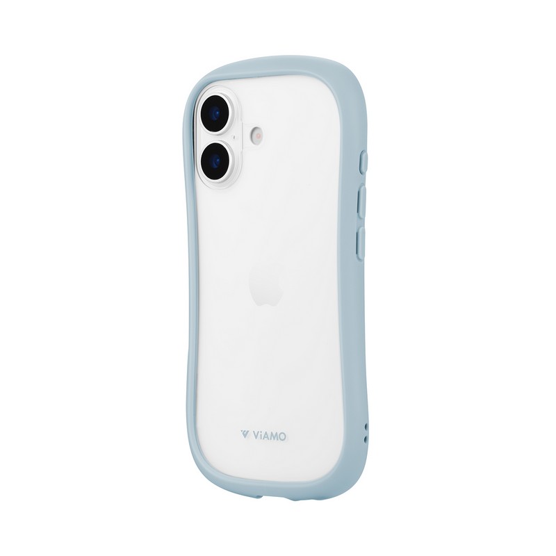 iPhone 17 耐傷・耐衝撃ハイブリッドケース 「ViAMO freely」 ライトブルー