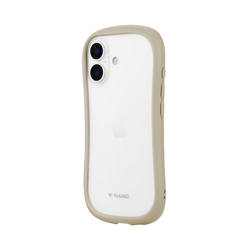iPhone 17 耐傷・耐衝撃ハイブリッドケース 「ViAMO freely」 ベージュ