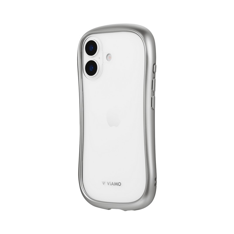 iPhone 17 耐傷・耐衝撃ハイブリッドケース 「ViAMO alloy」 シルバー