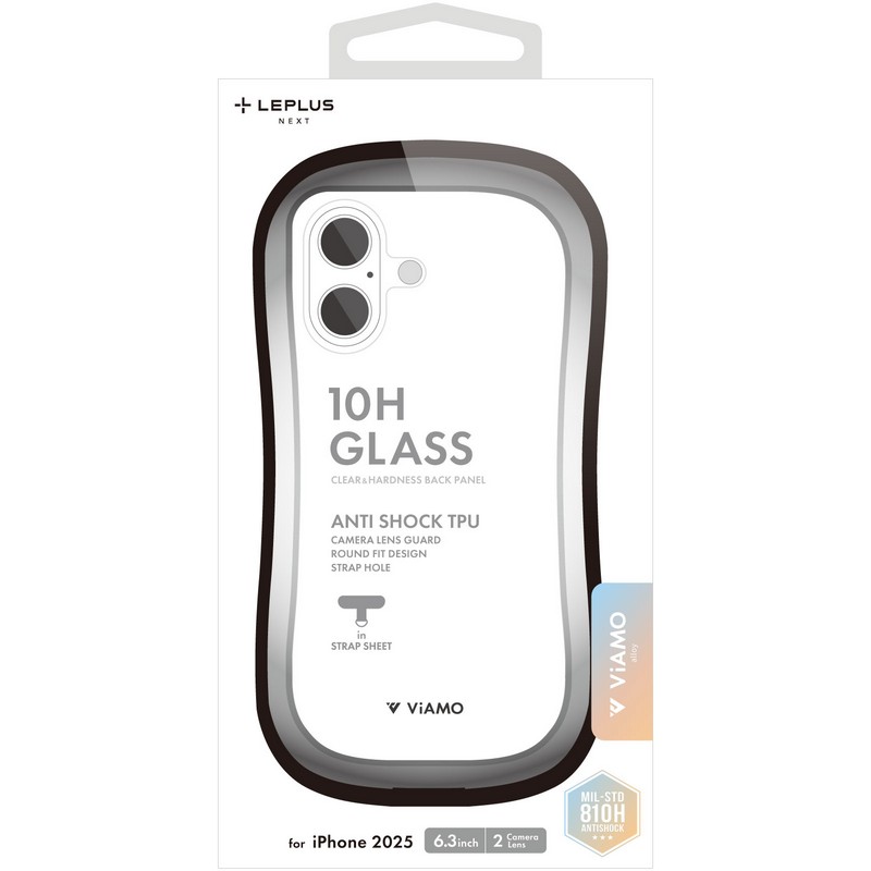 iPhone 17 耐傷・耐衝撃ハイブリッドケース 「ViAMO alloy」 シルバー