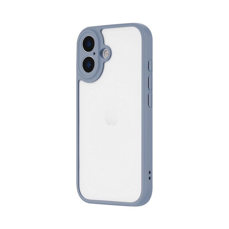iPhone 17 耐衝撃ハイブリッドケース 「Velta」 スモークブルー