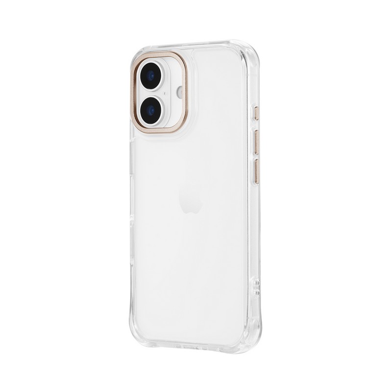 iPhone 17 カメラ保護ハイブリッドケース 「mycam」 シャンパンゴールド