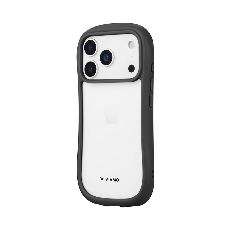 iPhone 17 Pro 耐傷・耐衝撃ハイブリッドケース 「ViAMO freely」 ダークグレー