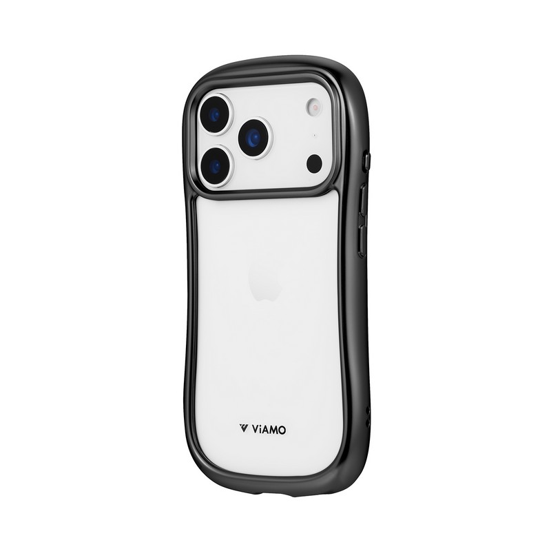 iPhone 17 Pro 耐傷・耐衝撃ハイブリッドケース 「ViAMO alloy」 ガンメタブラック