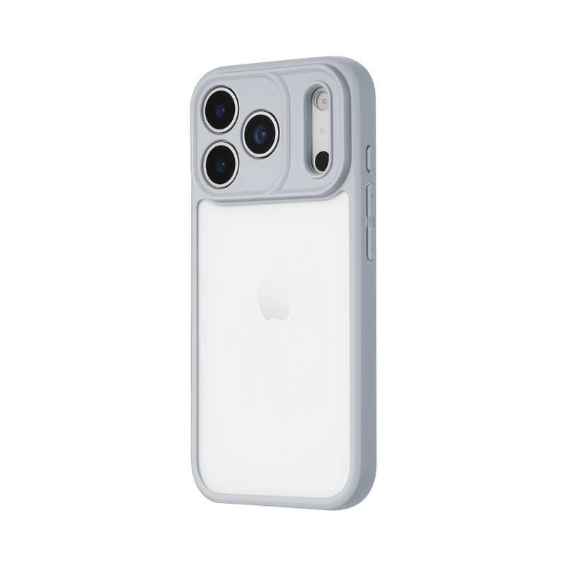 iPhone 17 Pro 耐衝撃ハイブリッドケース 「Velta」 ライトグレー