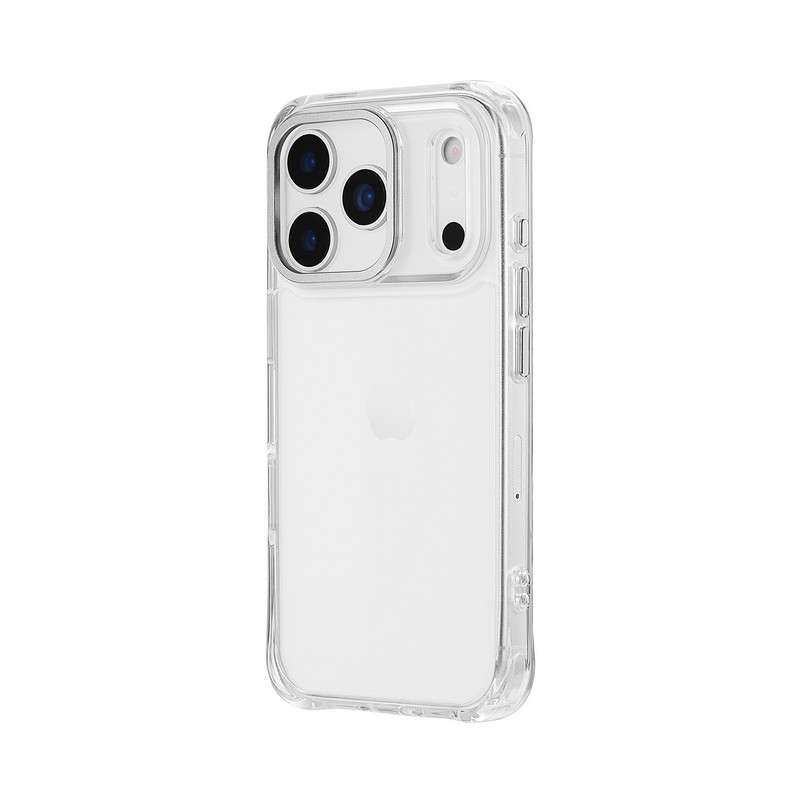 iPhone 17 Pro カメラ保護ハイブリッドケース 「mycam」 シルバー