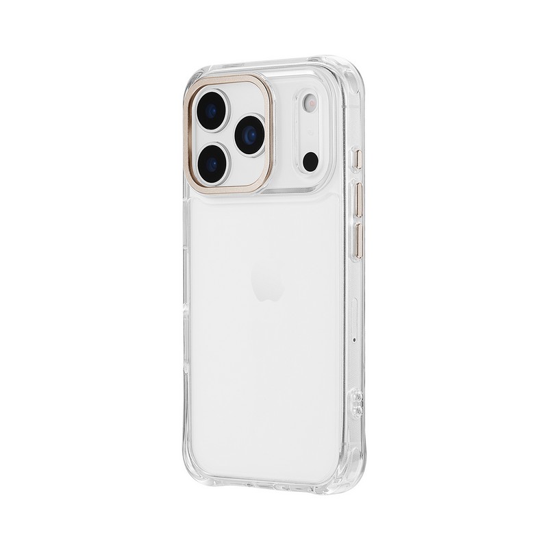 iPhone 17 Pro カメラ保護ハイブリッドケース 「mycam」 シャンパンゴールド